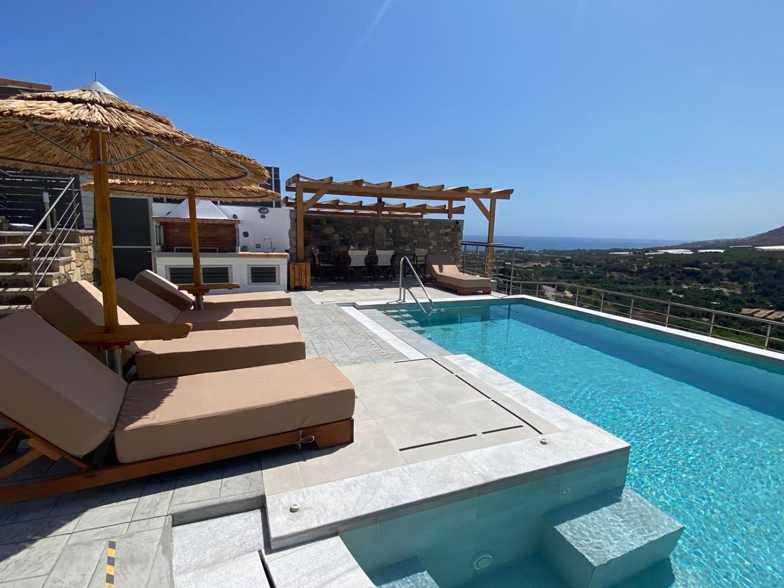Mediterranean View Villa มากรีเยียลอส ภายนอก รูปภาพ