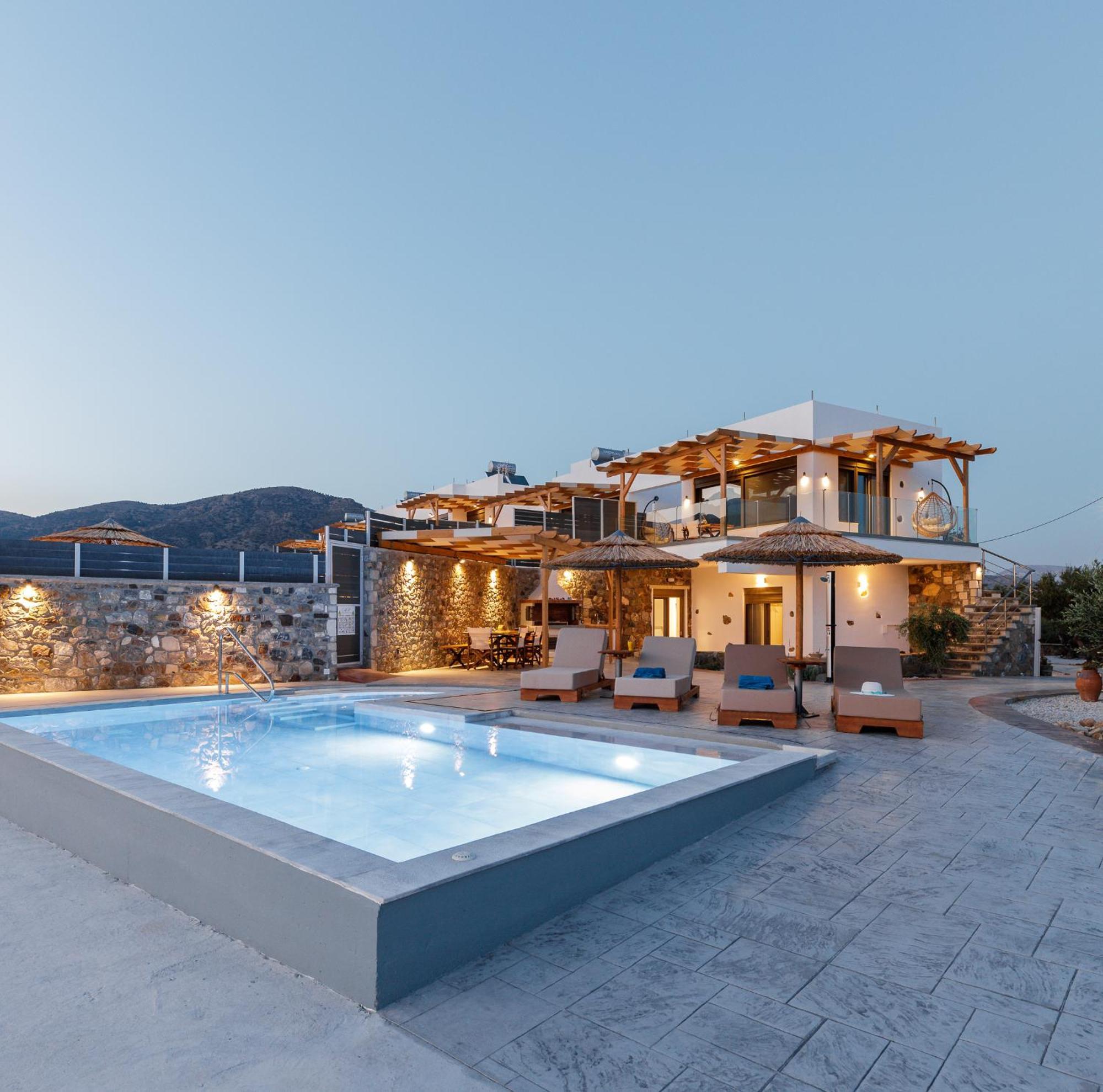 Mediterranean View Villa มากรีเยียลอส ภายนอก รูปภาพ