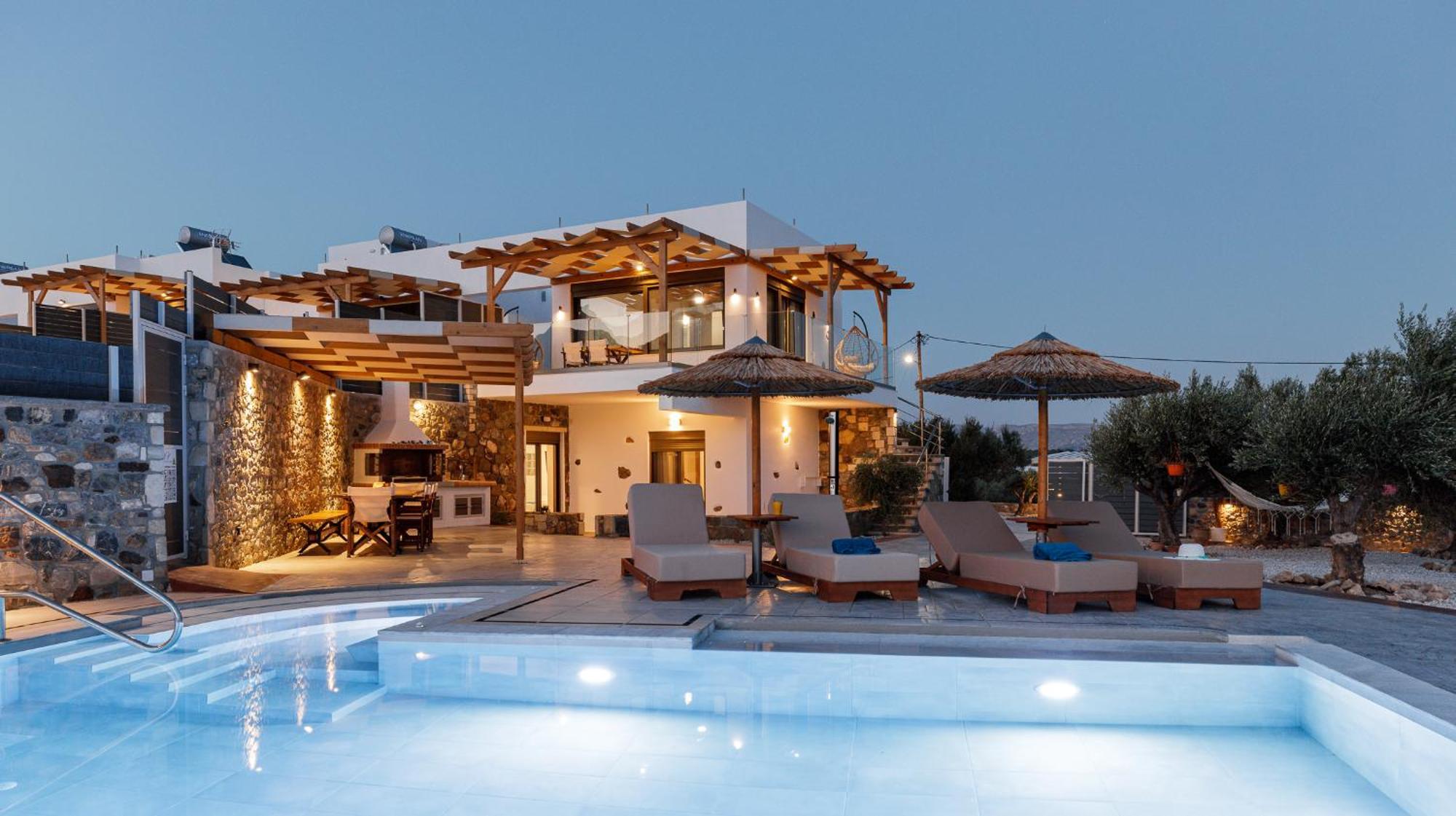 Mediterranean View Villa มากรีเยียลอส ภายนอก รูปภาพ