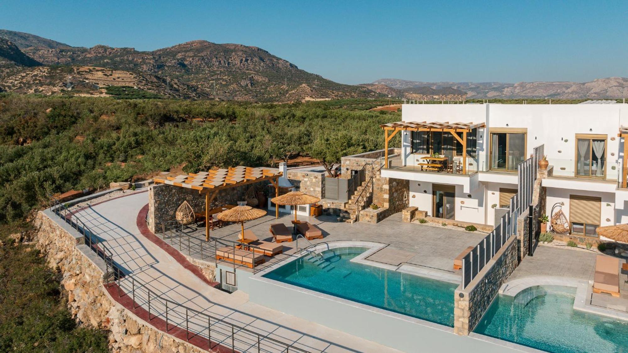 Mediterranean View Villa มากรีเยียลอส ภายนอก รูปภาพ